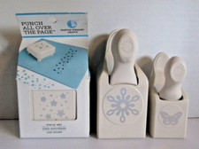Martha Stewart Butterfly Starry Sky Snowflake Punches Lot Of 3 Scrapbooking