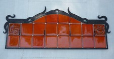 Crédence Plaque cuisine originale années 60 en fer forgé