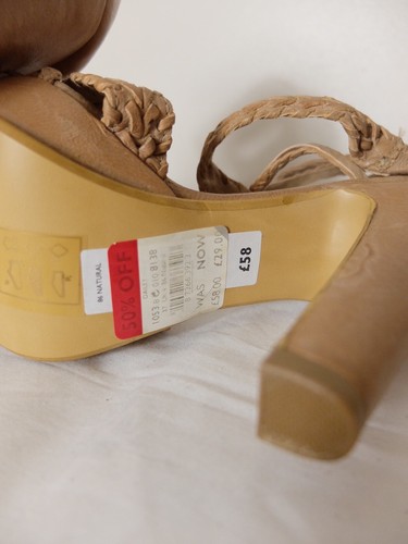Faith "Dailey" tacchi alti marrone marrone naturale UK 4 - Foto 8 di 9