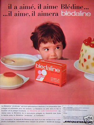 WERBUNG 1964 JACQUEMAIRE IL AIME BLÉDINE IL LIMERA BLÉDALINE - ADVERTISING