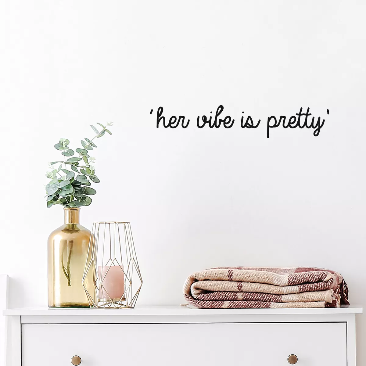 Her vibe is pretty quote | Poster