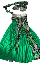 Egyptian Belly Dance Performance Dresse Costume Lace Material Used From Japan