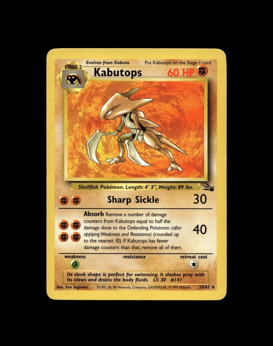 Kabutops Pokémon TCG Cards for sale | eBay