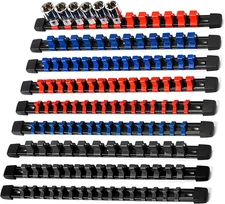 Socket Organizer Drive ABS Tools-Socket Holder, Premium Quality 9 Pieces Holders