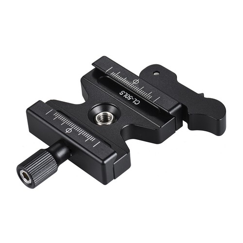 Quick Release CL-50LS Clamp 1/4" 3/8" Adapter For Arca Swiss Plate Tripod M2G0 - Picture 10 of 11