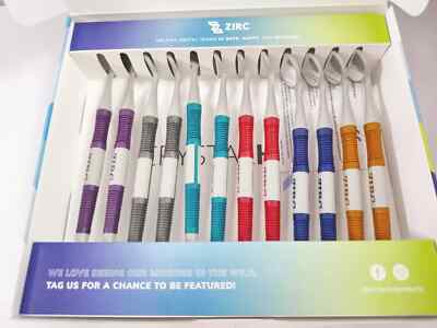 ZIRC Crystal HD # Thin Grip Assorted Mouth Mirror Jewel (12pk) USA Made