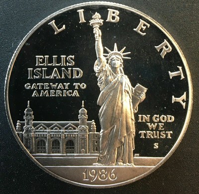 us liberty coin ellis island 1986 us liberty coin ellis island 1986