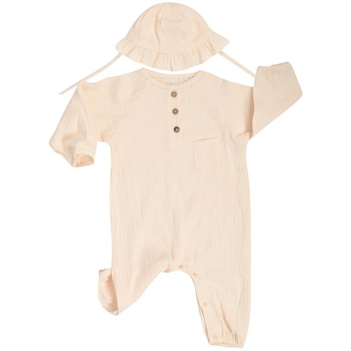 1 Set Long Sleeve Baby Romper Infant Cotton Bodysuit Toddler Girl Romper with