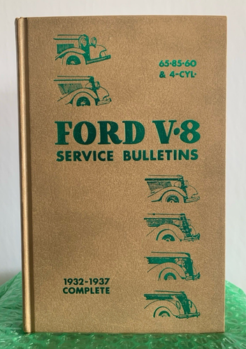 Ford V-8 Service Bulletins Book 1932-1937 Complete