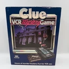 Vintage Clue VCR Mystery Game 1985 Parker Brothers VHS Board Game Complete Case