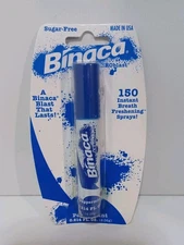 Binaca Aeroblast Breath Freshening Spray Peppermint 0.214oz (150 Sprays)