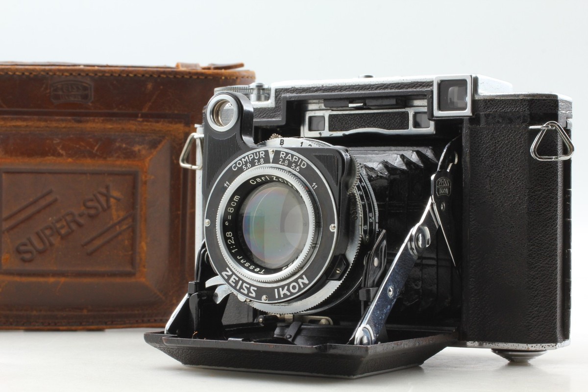 Near MINT w/Case] ZEISS IKON Super Ikonta 530/16 6X6 Tessar 80mm f