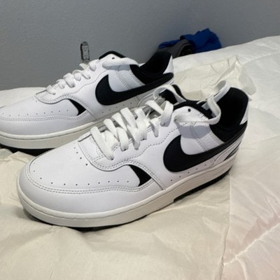 Nike Gamma Force White/Black Leather Low Top Athletic Sneakers DX9176-100