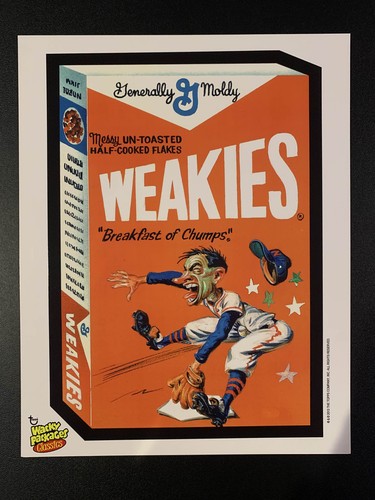WACKY PACKAGES POSTERS Set of 6 2013 11x14 Inches Regular Edition Fresh and Mint - Picture 6 of 8