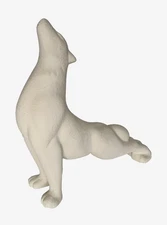 Royal Haeger Howling Wolf Statue  Deco 14 x 13
