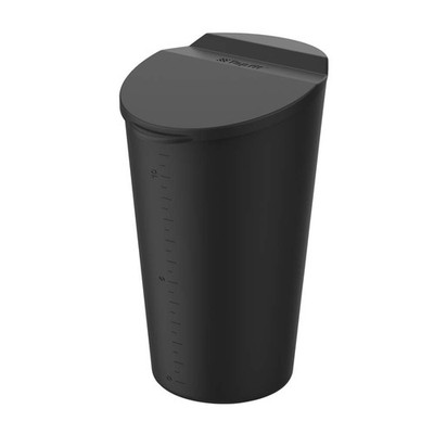 ThinSGO Silicone Trash Can with Lid - Car Cup Holder Small, Generation 1 