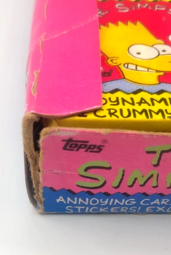 The Simpsons Topps 1990 Trading Cards BOX - 33 Sealed Wax Packs 3 PACKS MISSING - Image 4 of 4