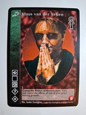 Klaus Van Der Veken VTES Vampire Jyhad CCG Camarilla Edition