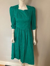 Vintage 80’s  Tea Dress Cottagecore  Modest Prairie 3/4 Sleeve  sz 8
