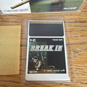 NEC PC Engine Hucard - Break In - Import Japan Japanese US SELLER Billiards
