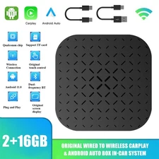 Android 11 AI Box Wireless CarPlay & Android Auto Adapter with GPS