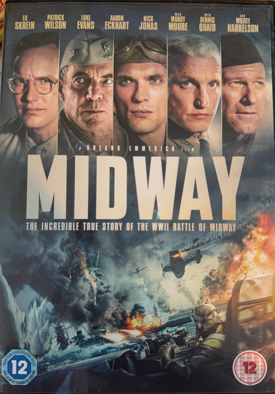Midway Ed Skrein Aaron Eckhart Woody Harrelson New Sealed DVD