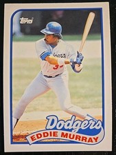 Eddie Murray 1989 Topps Traded #87T Hall Of Fame Dodgers HOF