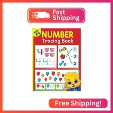 Number Tracing Book For Kids Ages 3-5: Learn To Trace Numbers 1 To 20  Number T