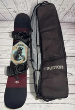 Salomon Assassin Snowboard With Burton Wheeled Case & Bindings