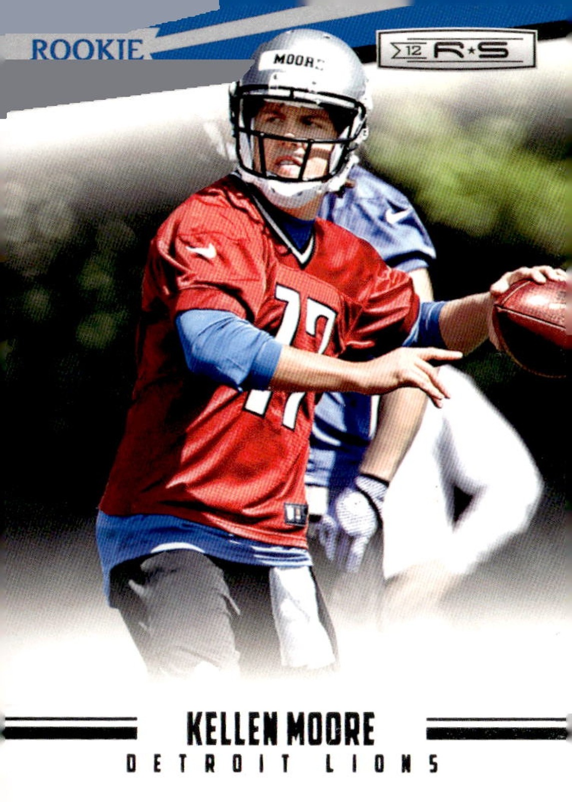 KELLEN MOORE 2012 PANINI ROOKIES & STARS RC LIONS QZ