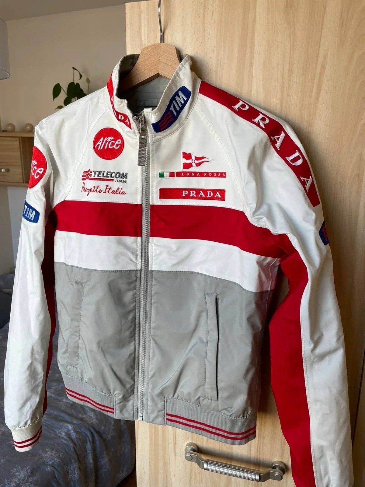 Rare 00s PRADA Luna Rossa Jacket, Vintage Prada Sport Racing Windbreaker Italia