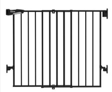Babelio 34" Extra Tall Baby/Dog 36-43" Gate Black