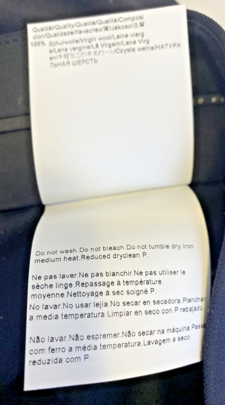 Hugo Boss BOSS James Brown Black Wool Dress Slacks 36R NEW Unhemmed thumbnail 10