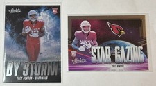 Trey Benson ROOKIE Insert Lot (2) - Cardinals - 2024 Absolute Football