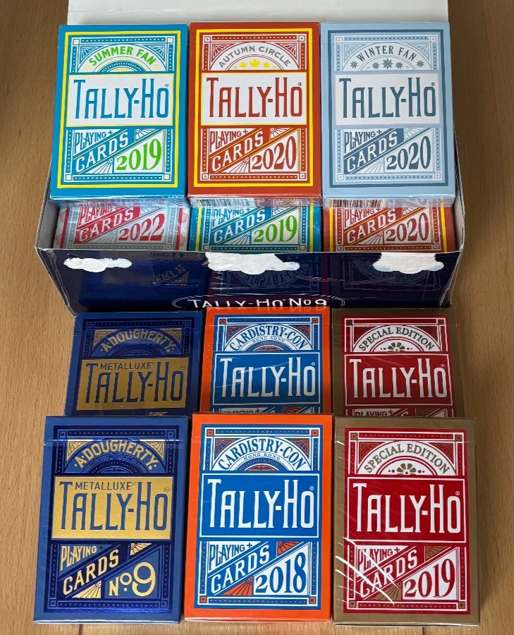 36 Cardistry Tally-Ho Playing Cards Poker Decks Super Rare Limited MetalLuxe Case - Image 4 of 4