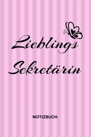 Notizbuch 6X9 Zoll, 110 Linierte Seiten, Lieblings SekretÄRin, Schreibheft