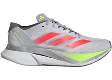 Size 10 - adidas Adizero Boston 12 Dash Grey Lucid Red Lucid Women's JI4473