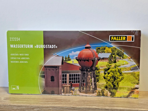 (6526) Faller escala N 222234 torre de agua Burgstadt nuevo y embalaje original | Zustand: Neu