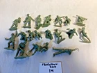 19 Vintage Marx battleground playset US GI’s  toy soldiers 54mm plastic soldiers