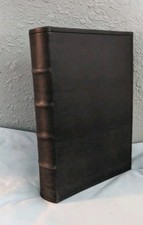 NEW Gray Faux Leather bound Slip In Photo Album 53 Pages 12.75"x9.75"