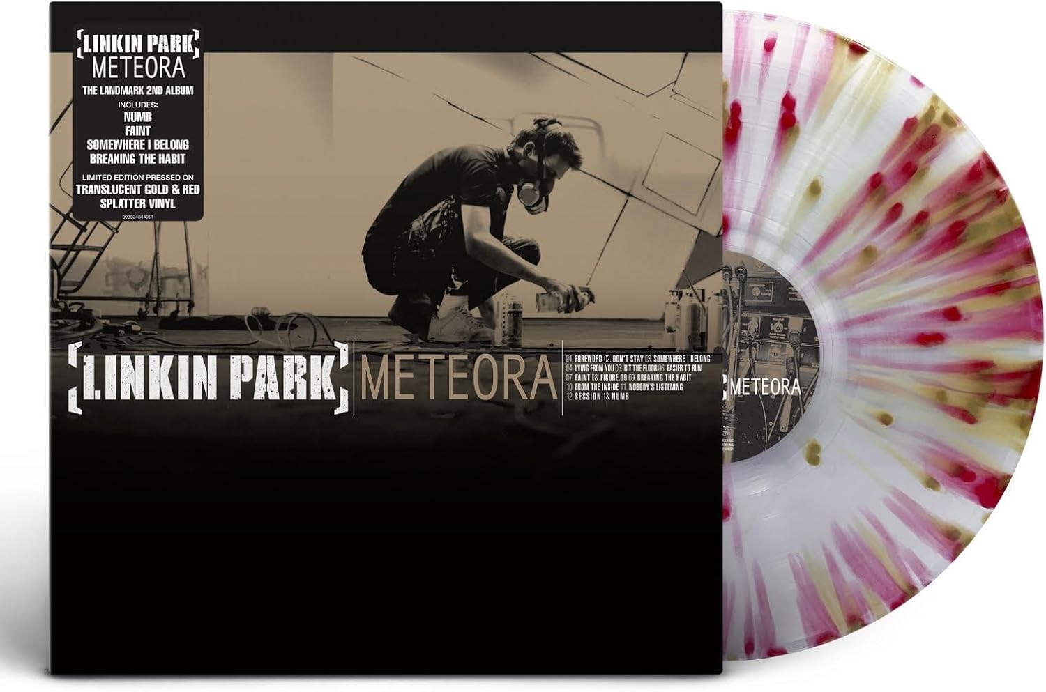 Linkin Park | Meteora | Vinyl LP - Gold & Red Splatter - Image 5