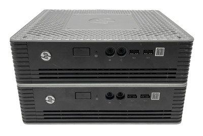 (LOT OF 2) HP T610 WW Thin Client 16GB SSD 4GB DDR3 RAM AMD G-T56N 1.65GHz