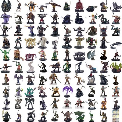 Dungeons & Dragons Pathfinder Promo Miniatures Pre-Painted Plastic D&D WotC