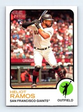 #643 2022 Topps Heritage Heliot Ramos RC San Francisco Giants