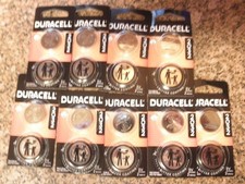 Lot Of 9-2 Pack Duracell CR2032 3V Lithium Battery 18 Total-SHIP SAME DAY