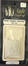 Vintage Candle Crafting Wire Wicking Yaley 501/02 Sealed New Old Stock NOS NIB