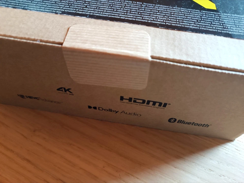 DAZN BOX TV - Decoder DVB-T2 4K Android - NUOVO App APK Google Play Firmware Agg - Immagine 2 di 2