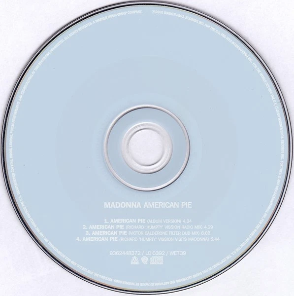 Madonna - American Pie (Max-CD) [2000] sehr gut (0719) - Bild 4 von 4