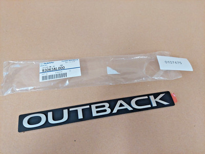 Subaru Outback Front Door Lower Trim Typenschild Emblem 93063AL000 15-21 Original