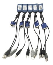 Lot of 5 Raritan KX II KVM Interface Virtual Media Module D2CIM-DVUSB VGA